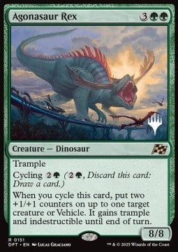 Agonasaur Rex (V.2) PDFT-151 Rare Near Mint Englisch