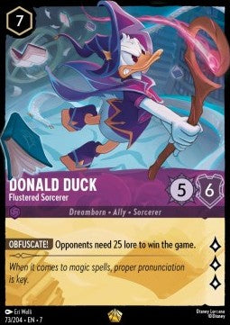 Donald Duck - Aufgeregter Zauberer (V.1) 7ARI-73 Legendary Near Mint Deutsch