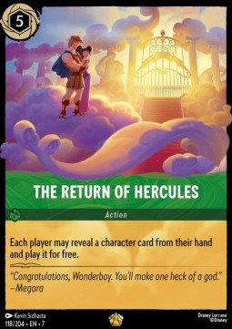 Die Rückkehr von Hercules (V.1) 7ARI-118 Legendary Near Mint Deutsch