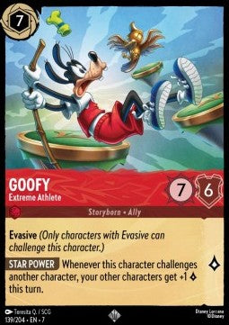 Goofy - Extremsportler 7ARI-139 Super Rare Near Mint Deutsch