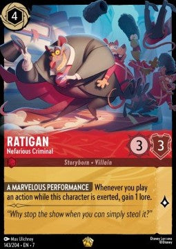 Rattenzahn - Ruchloser Verbrecher (V.1) 7ARI-143 Legendary Near Mint Englisch Foil