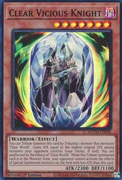 Clear Vicious Knight MZTM-040 Super Rare Near Mint Englisch 1. Auflage