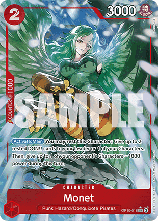 Monet (OP10-016) (V.2) OP10 Alternate Art Near Mint Englisch