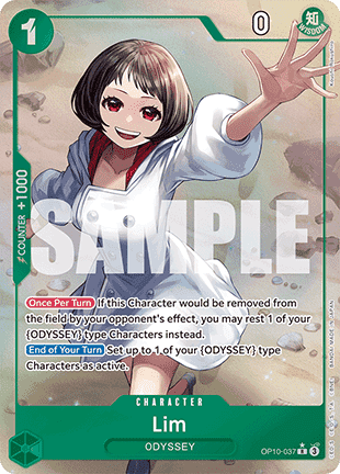 Lim (OP10-037) (V.2) OP10 Alternate Art Near Mint Englisch