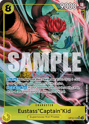 Eustass"Captain"Kid (OP10-112) (V.2) OP10 Alternate Art Near Mint Englisch