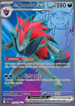 Ns Zoroark ex JTG-175 Ultra Rare Light Played Deutsch