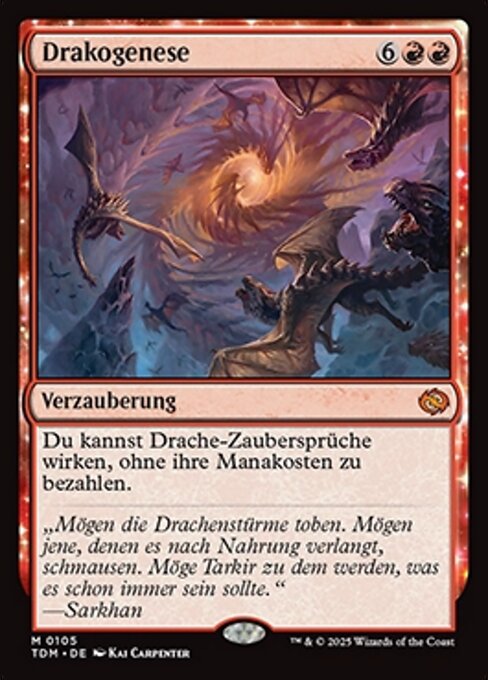 Drakogenese TDM-105 Mythic Near Mint Deutsch