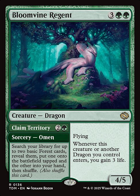 Bloomvine Regent // Claim Territory TDM-136 Rare Near Mint Englisch