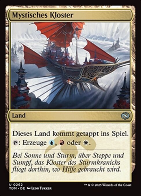 Mystisches Kloster TDM-262 Uncommon Near Mint Deutsch