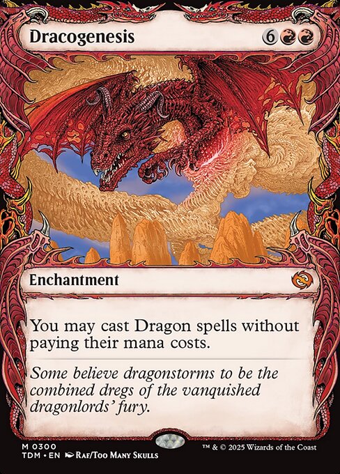 Dracogenesis XTDM-300 Mythic Near Mint Englisch Foil