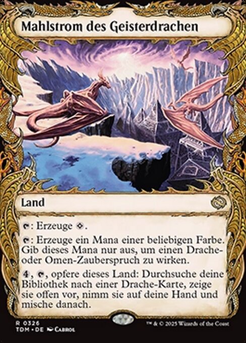 Mahlstrom des Geisterdrachen XTDM-326 Rare Near Mint Deutsch