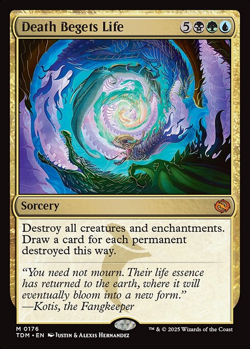 Death Begets Life TDM-176 Mythic Excellent Englisch Foil