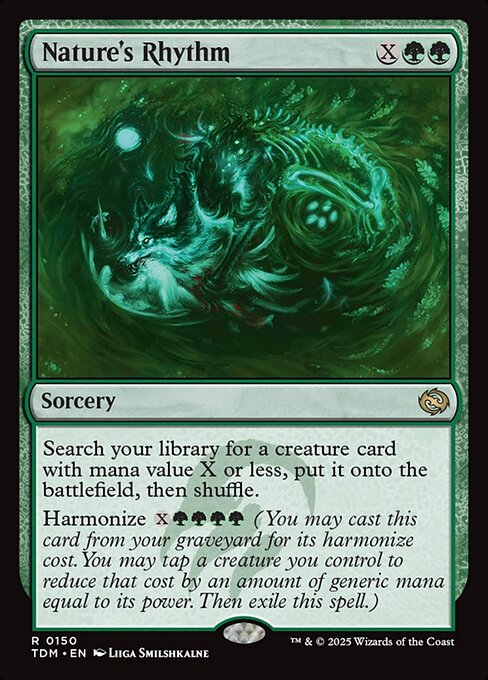 Nature's Rhythm TDM-150 Rare Near Mint Englisch Foil