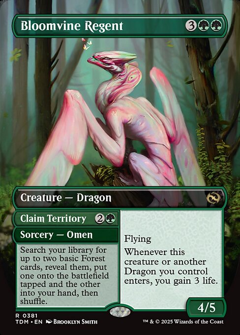 Bloomvine Regent // Claim Territory XTDM-381 Rare Near Mint Deutsch