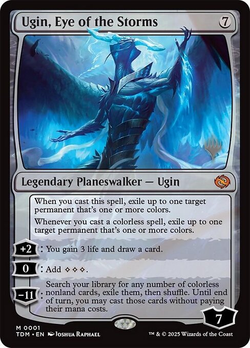 Ugin, Eye of the Storms (V.2) PTDM-1 Mythic Near Mint Englisch