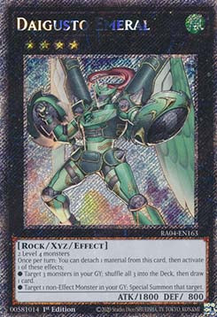 Daigusto Emeral (V.1) RA04-163 Platinum Secret Rare Boosterfrisch Deutsch 1. Auflage