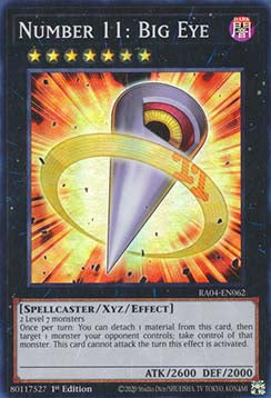 Nummer 11: Großes Auge (V.1) RA04-062 Super Rare Boosterfrisch Deutsch 1. Auflage