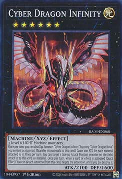 Cyber Drache Unendlichkeit RA04-DE068 Super Rare Good Deutsch 1. Auflage