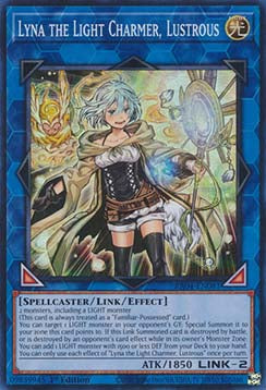 Lyna, Lichtverzaubererin in strahlend (V.1) RA04-081 Super Rare Near Mint Deutsch 1. Auflage