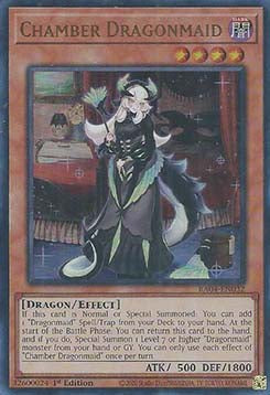 Kammer-Drachenmädchen (V.2) RA04-032 Ultra Rare Near Mint Deutsch 1. Auflage