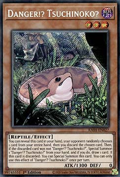Gefahr!? Tsuchinoko? (V.3) RA04-027 Secret Rare Near Mint Deutsch 1. Auflage
