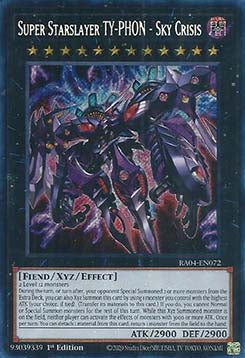 Super Starslayer TY-PHON - Sky Crisis RA04-072 Secret Rare Near Mint Englisch 1. Auflage
