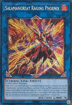 Salamangreat Raging Phoenix RA04-083 Secret Rare Near Mint Englisch 1. Auflage
