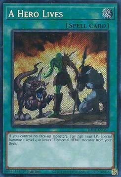 Ein Held lebt (V.3) RA04-087 Secret Rare Near Mint Deutsch 1. Auflage