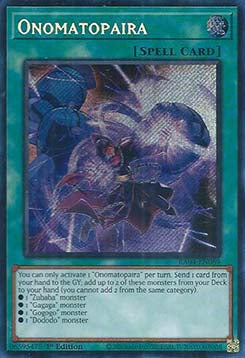 Onomatopoesie-Paar (V.3) RA04-089 Secret Rare Boosterfrisch Deutsch 1. Auflage