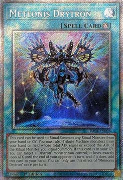 Meteonis-Drytron (V.4) RA04-096 Platinum Secret Rare Near Mint Deutsch 1. Auflage