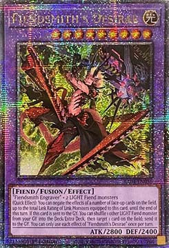 Fiendsmith's Desirae RA04-056 Quarter Century Secret Rare Near Mint Englisch 1. Auflage
