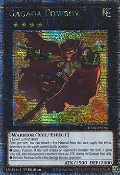 Gagaga-Cowboy (V.5) RA04-064 Quarter Century Secret Rare Near Mint Deutsch 1. Auflage
