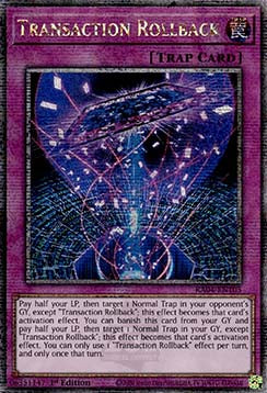 Transaktion widerrufen (V.5) RA04-105 Quarter Century Secret Rare Boosterfrisch Deutsch 1. Auflage