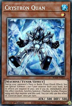 Crystron Quan RA04-021 Collectors Rare Near Mint Englisch 1. Auflage