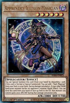Auszubildende Illusionsmagierin (V.7) RA04-023 Ultimate Rare Boosterfrisch Deutsch 1. Auflage