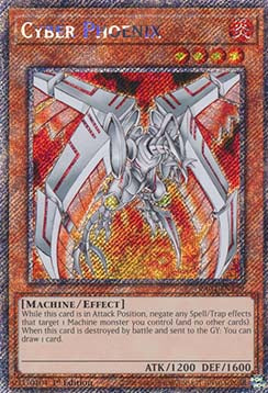 Cyber Phoenix RA04-129 Platinum Secret Rare Near Mint Englisch 1. Auflage