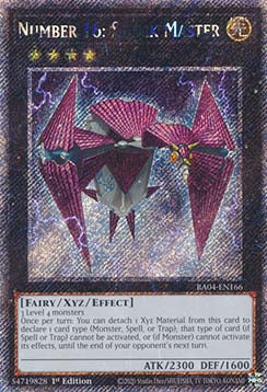Nummer 16: Schockmeister (V.1) RA04-166 Platinum Secret Rare Near Mint Deutsch 1. Auflage