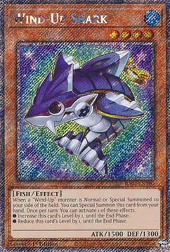 Aufzieh-Hai (V.1) RA04-180 Platinum Secret Rare Near Mint Deutsch 1. Auflage
