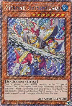 Nixenrüstung Abyssmegalo (V.1) RA04-191 Platinum Secret Rare Boosterfrisch Deutsch 1. Auflage