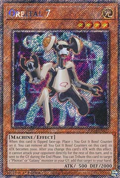 Orbital 7 (V.1) RA04-197 Platinum Secret Rare Near Mint Deutsch 1. Auflage