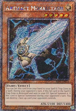Artefakt Moralltach (V.1) RA04-214 Platinum Secret Rare Boosterfrisch Deutsch 1. Auflage