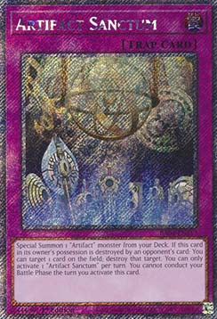 Artefakt-Heiligtum (V.1) RA04-217 Platinum Secret Rare Near Mint Deutsch 1. Auflage