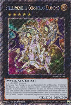 Wandelsternritter Sternzeichen-Kundler Diamant (V.1) RA04-241 Platinum Secret Rare Near Mint Deutsch 1. Auflage