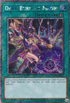Dark Burning Magic RA04-246 Platinum Secret Rare Near Mint Englisch 1. Auflage