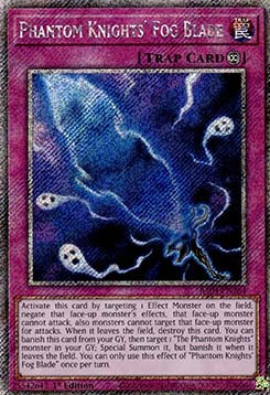 Nebelklinge der Phantomritter (V.1) RA04-264 Platinum Secret Rare Boosterfrisch Deutsch 1. Auflage