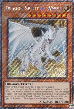 Drachengeist des Weißen (V.1) RA04-265 Platinum Secret Rare Boosterfrisch Deutsch 1. Auflage