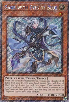 Weiser mit den blauen Augen (V.1) RA04-266 Platinum Secret Rare Boosterfrisch Deutsch 1. Auflage