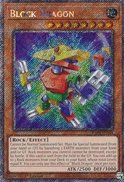 Block Dragon RA04-268 Platinum Secret Rare Near Mint Englisch 1. Auflage