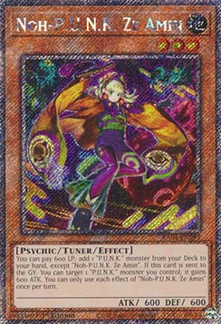 Noh-P.U.N.K. Ze Amin RA04-293 Platinum Secret Rare Near Mint Englisch 1. Auflage