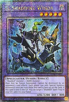 El Shaddoll Winda RA04-052 Quarter Century Secret Rare Near Mint Englisch 1. Auflage